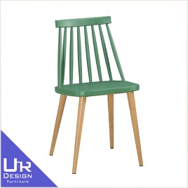 簡約北歐風艾美綠色造型椅(五金腳)(22Z40/584-10)