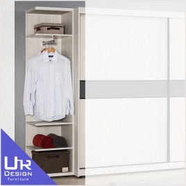 簡約北歐風蘿克斯1.5尺開放置物衣櫥(24Z40/070-1)