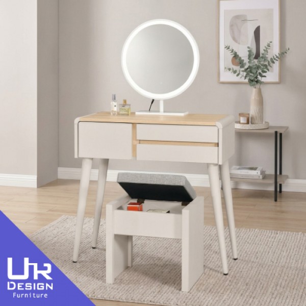 艾瑞爾2.7尺化妝台(含椅)(26Z40/2040-1)
