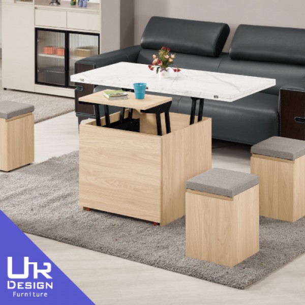 艾瑞爾4x4尺仿石面多功能大茶几(26Z40/2413-1)