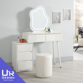 艾莉絲2.7尺岩板伸縮化妝台(含椅)(26Z40/2353-4)