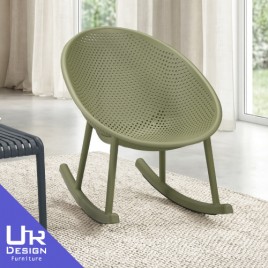露西休閒綠色搖椅(26Z40/2721-4)